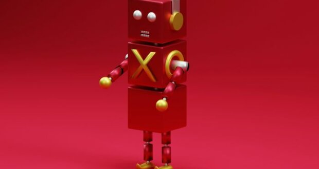CES 2026 in Las Vegas, roter Roboter auf rotem Grund, aldi-sigun-unt3066GV-E-unsplash