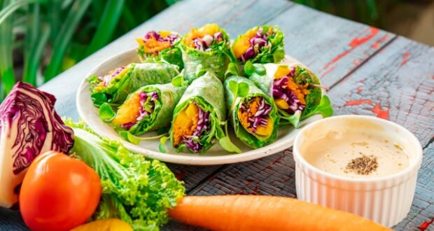 Wraps eigenen sich gut zum Mitnehmen. Sie sind leicht und lecker.