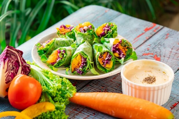 Wraps eigenen sich gut zum Mitnehmen. Sie sind leicht und lecker.